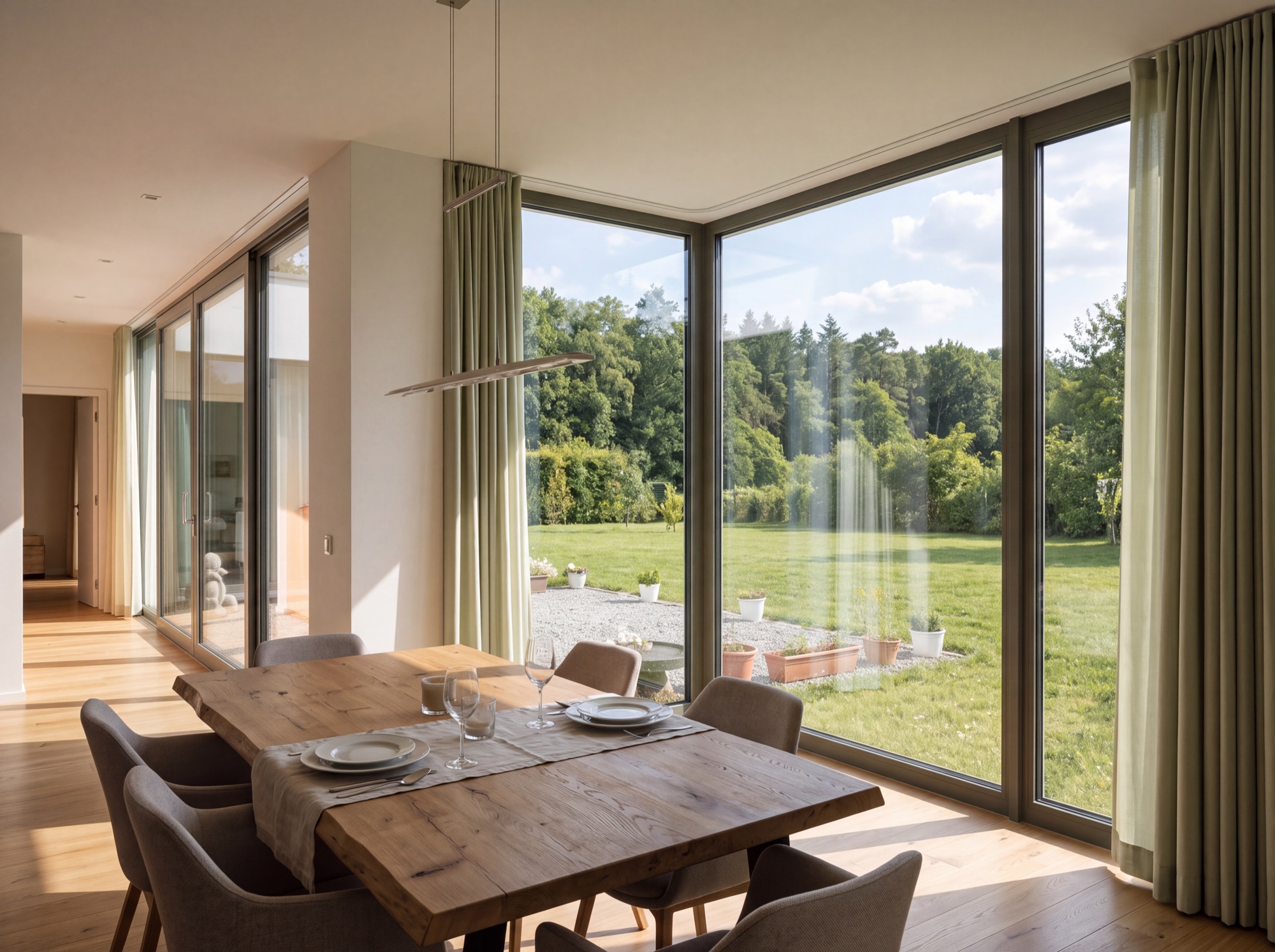 Réalisation Profeno — grandes baies vitrées sur mesure